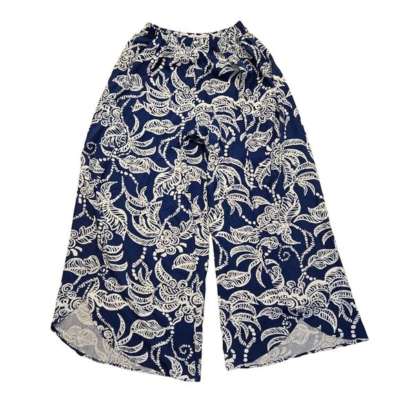 Barbara Gerwit By Tabitha pants women's size M?S? Blue Wide Leg Resort - Picture 1 of 9